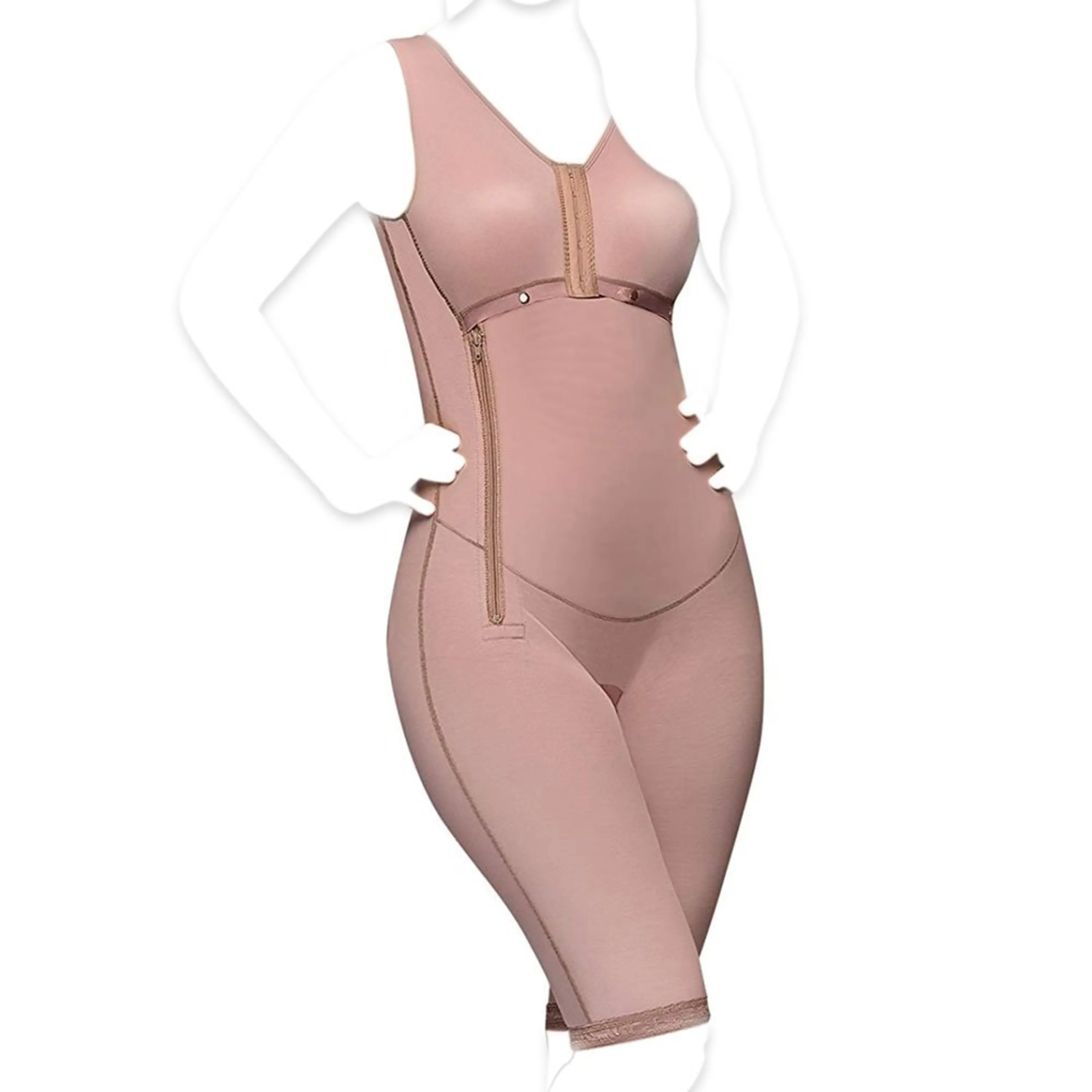 گن بعد از عمل کل بدن تا زانو زیپ دار فاجات fajate کد 11010